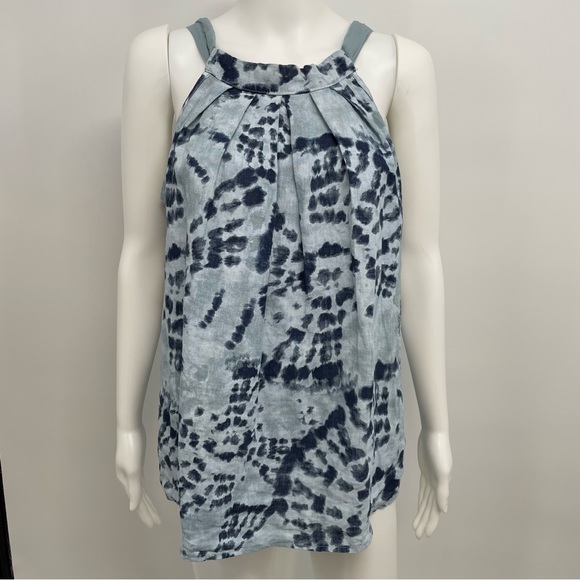 bellambra Tops Bellambra Made In Italy 0 Linen Halter Top Blouse